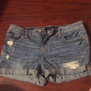 Aeropostale midi jean shorts